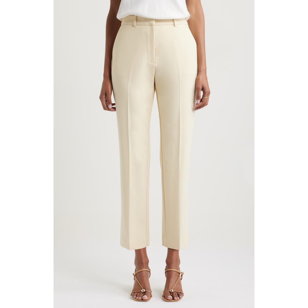 Nordstrom Slim Fit Crop Pants In Yellow Mist