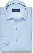 David Donahue Cotton Knit Sport Shirt