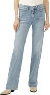 Silver Jeans Co. Avery Patch Pocket Wide Leg Trouser Jeans