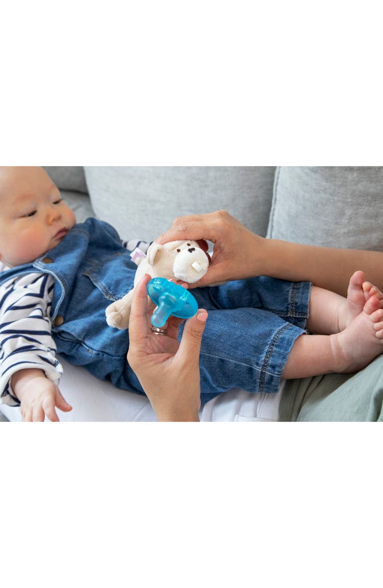 WubbaNub<sup>™</sup> Plush Brown Bear & Detachable Pacifier Toy, Alternate, color, 
