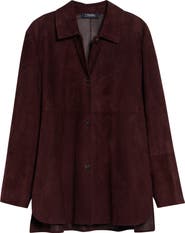 Max Mara Suede Shirt Jacket