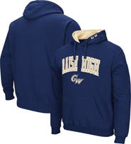 COLOSSEUM Men's Colosseum Navy George Washington University Arch and Logo Pullover Hoodie