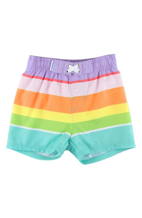 Kids' Island Rainbow Swim Trunks (Toddler & Little Kid)