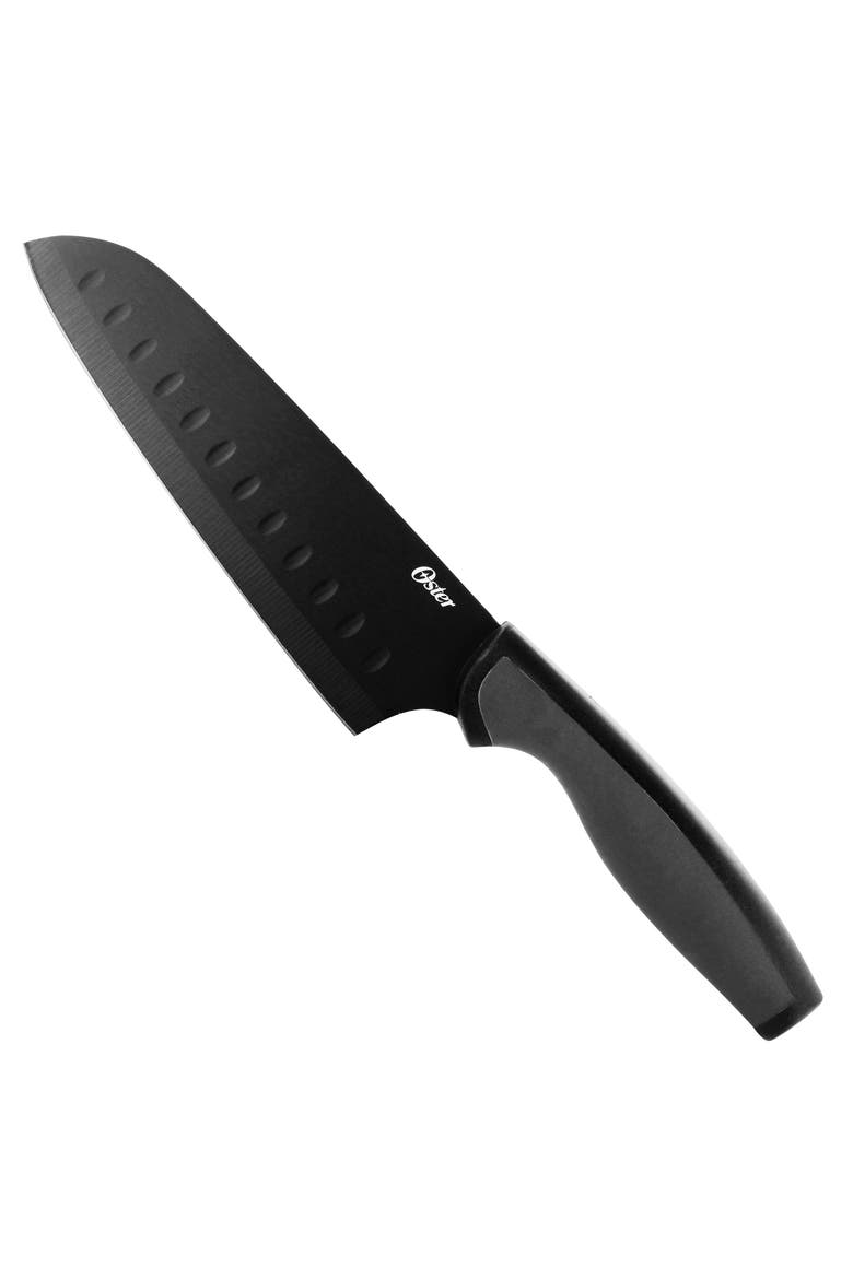 Slice Craft 2 Piece Stainless Steel Santoku Knife Set, Alternate, color, Black