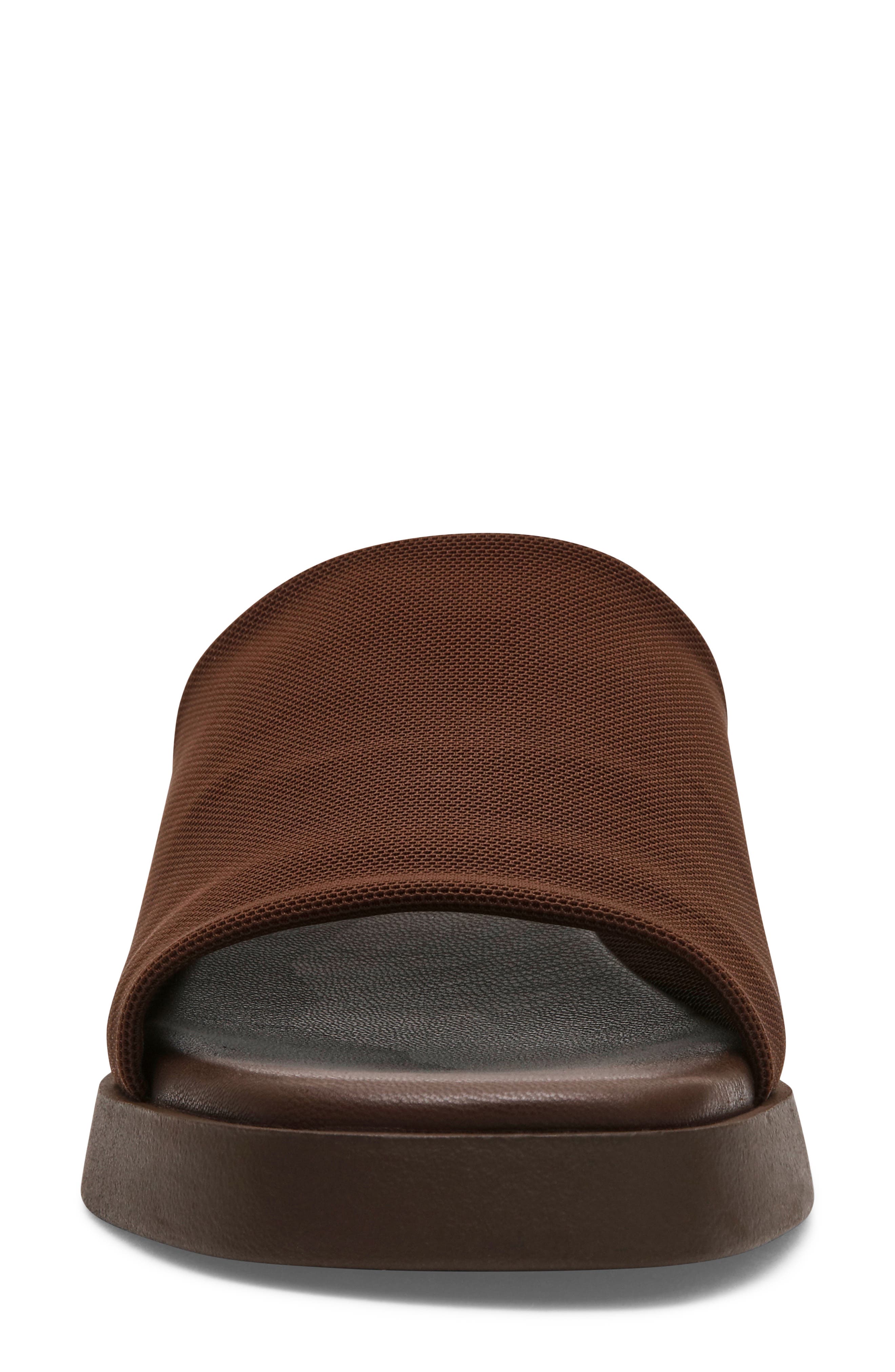 Lucee Platform Slide Sandal, Alternate, color, BROWN