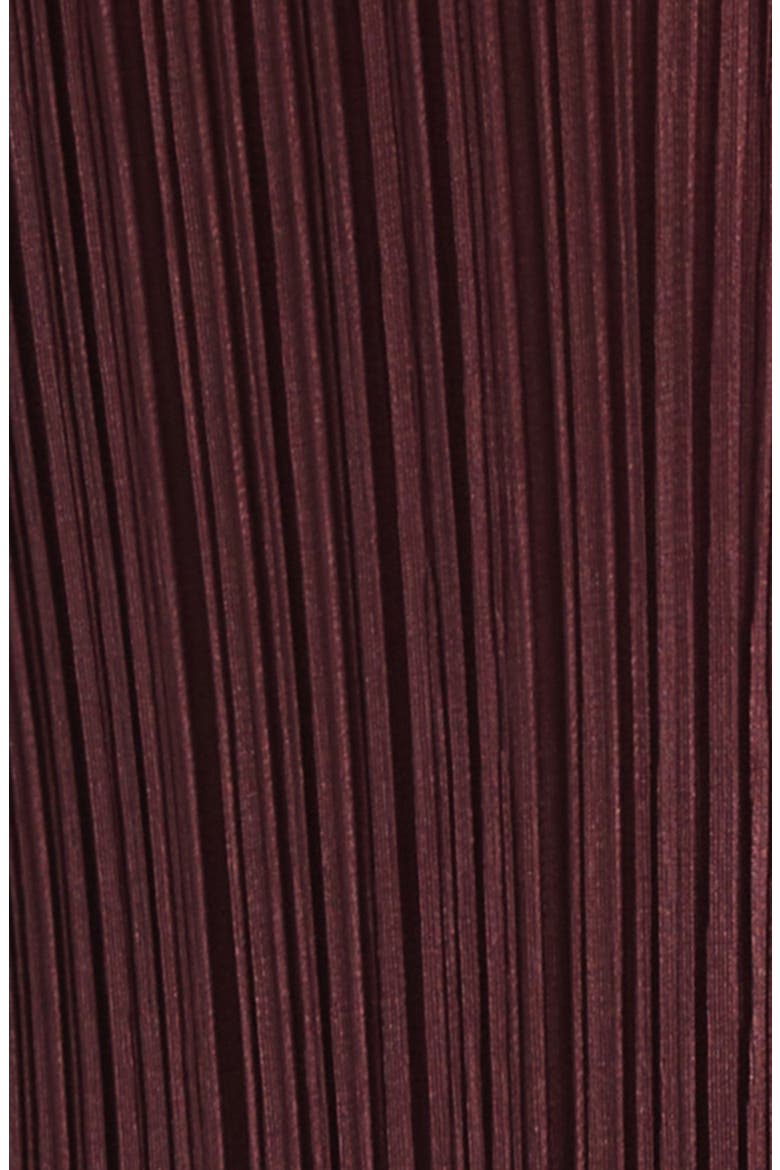 Monthly Colors January Pleated Top, Alternate, color, BORDEAUX