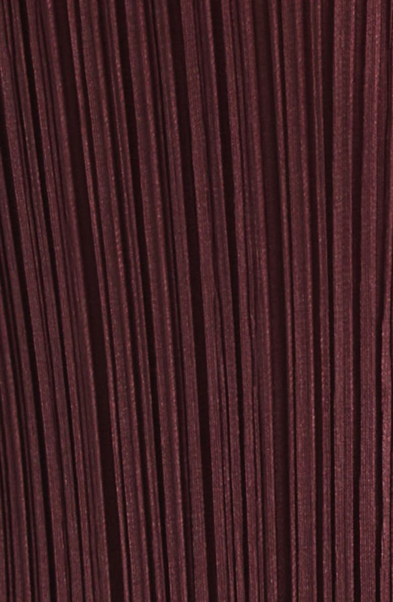 Pleats Please Issey Miyake Monthly Colors January Pleated Top, Alternate, color, Bordeaux
