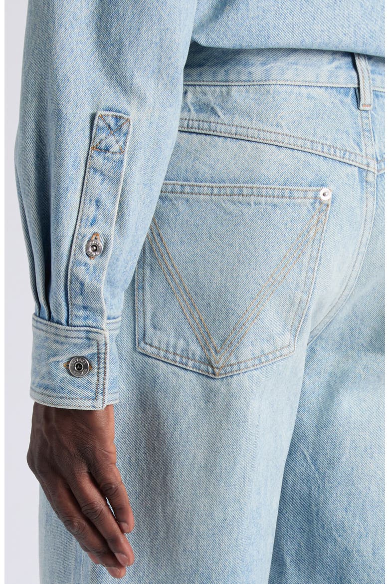 Wide Leg Sky Bleached Denim Jeans, Alternate, color, LIGHT BLEACH