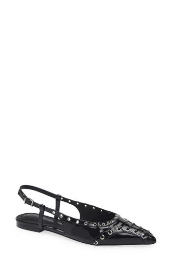 Schutz Ruth Flat Patent Flat In Black