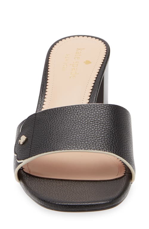 Kate Spade New York Groove Slide Sandal In Black