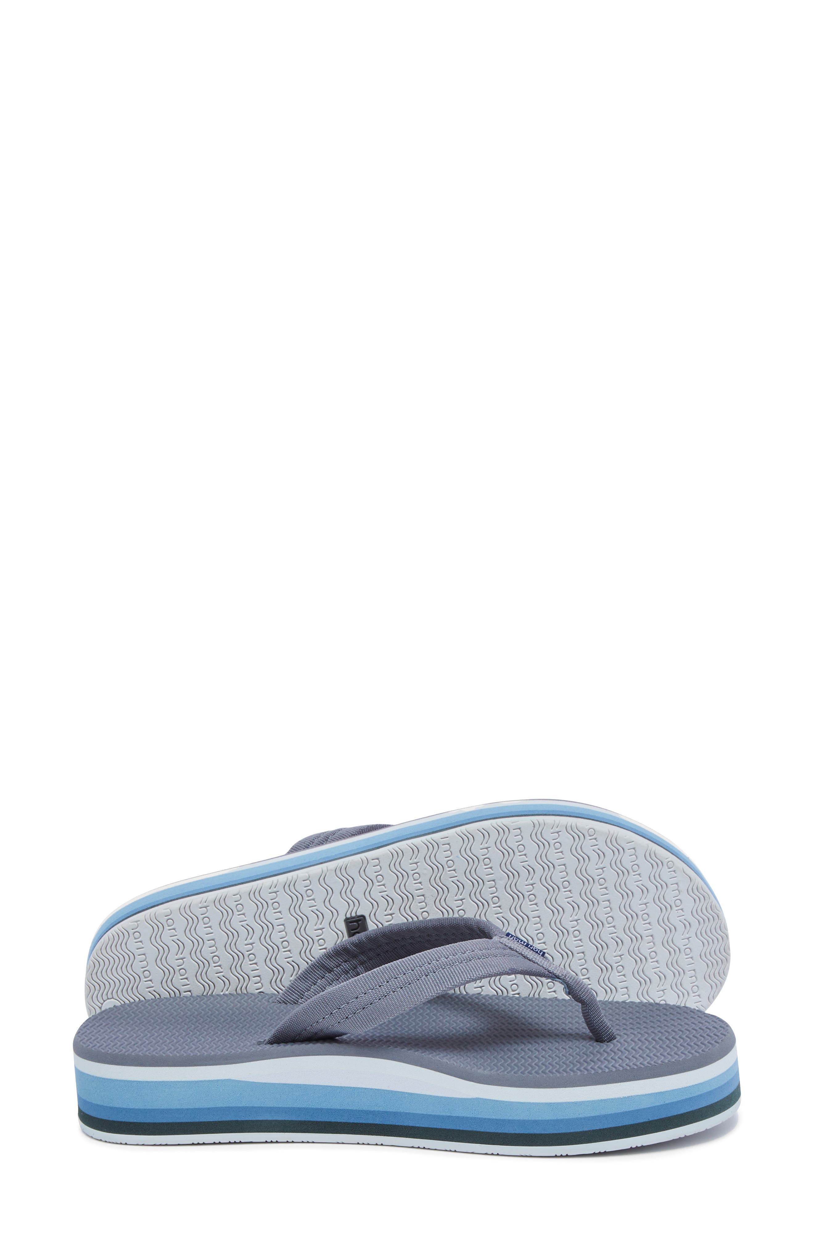 hari mari Dunes Sunset Waterproof Flip Flop, Alternate, color, Earl Gray