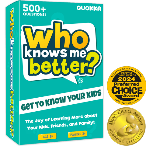 Who Knows Better? Trivia Card Games for Kids & Family