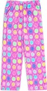 Preppy Goose Plush Smiley Faces loungewear pant