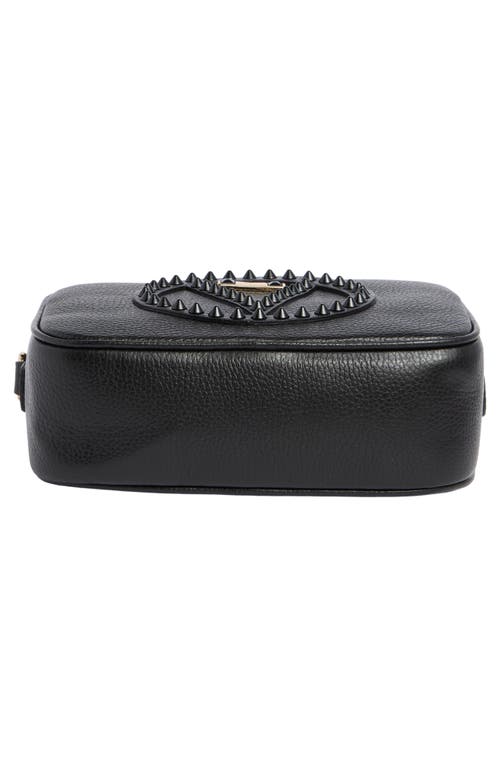 Valentino By Mario Valentino Mia Rockstud Leather Camera Bag In Black