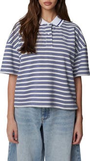 Good For Nothing Short Sleeve Striped Polo