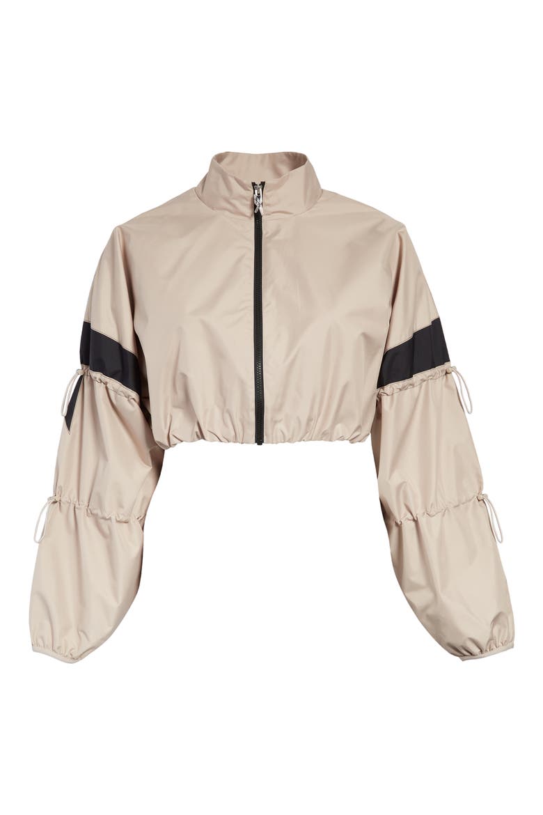 Woven Crop Jacket, Alternate, color, MODERN BEIGE