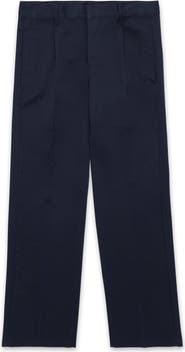 Fortela Cotton Gabardine Trousers with Pleats