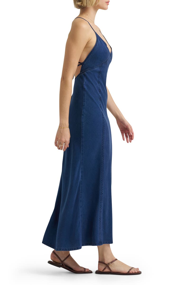 Lee Denim Maxi Slipdress, Alternate, color, Frozen In Time