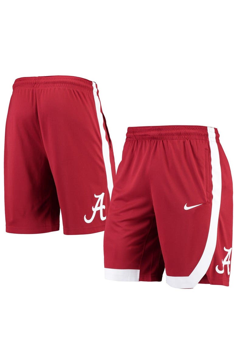 Nike Men's Nike Crimson Alabama Crimson Tide Replica Team Basketball Shorts, Main, color,