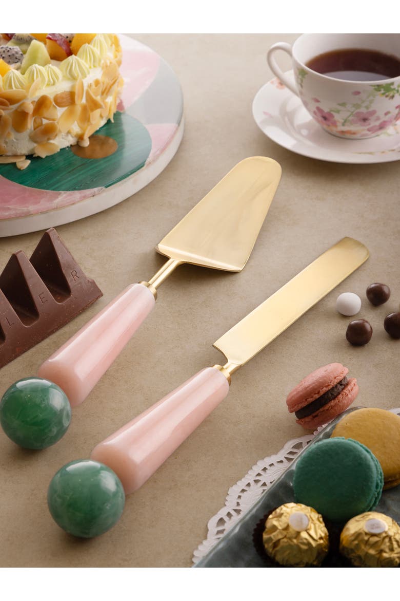 Copenhagen Cake Servers, Set of 2, Alternate, color, Multicolored
