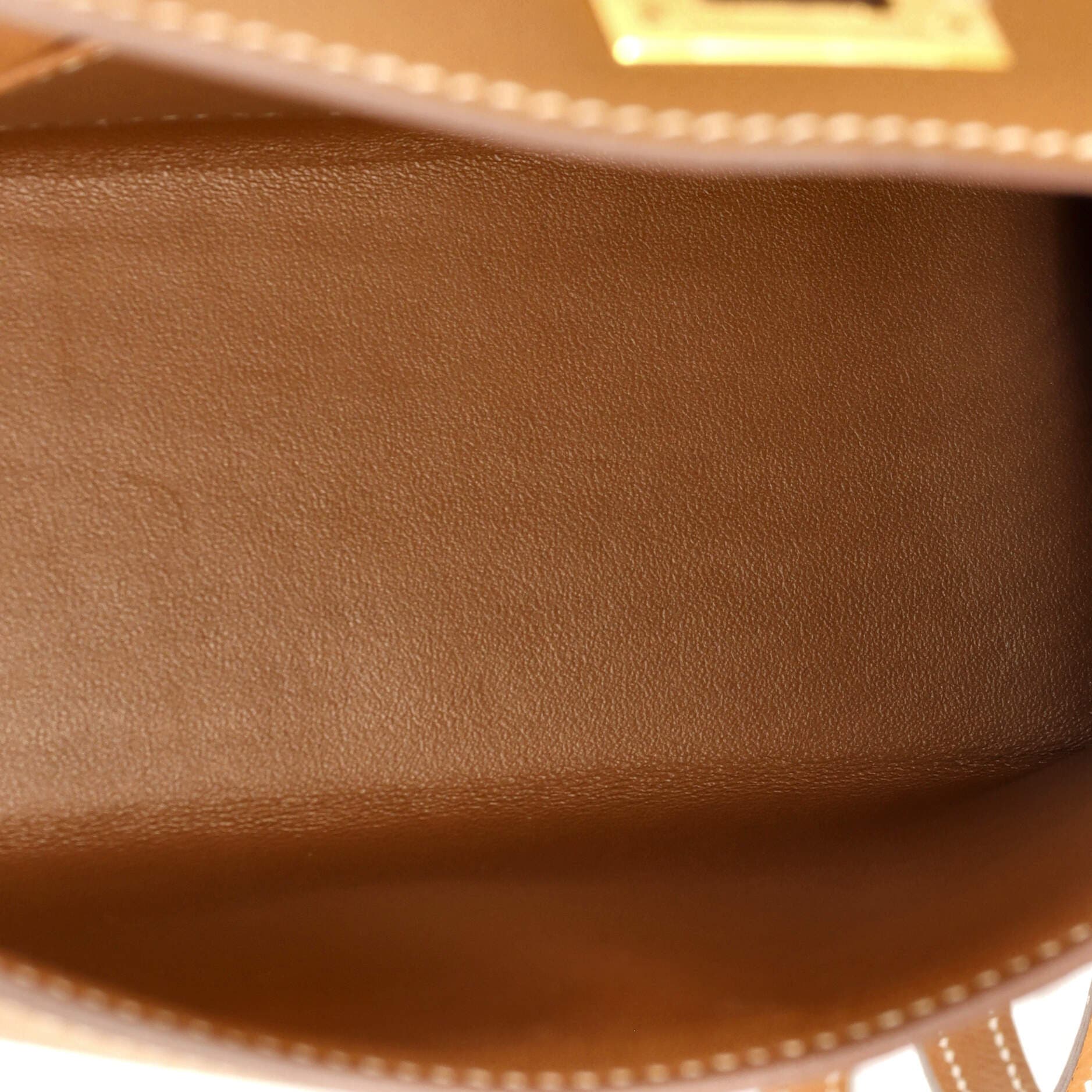 Pre-Owned Hermes Kelly Mini II Bag Brown Epsom with Gold Hardware 20, Alternate, color, Gold