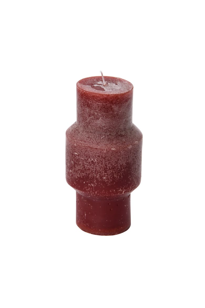 Unscented  Pillar Candle, Main, color, Red