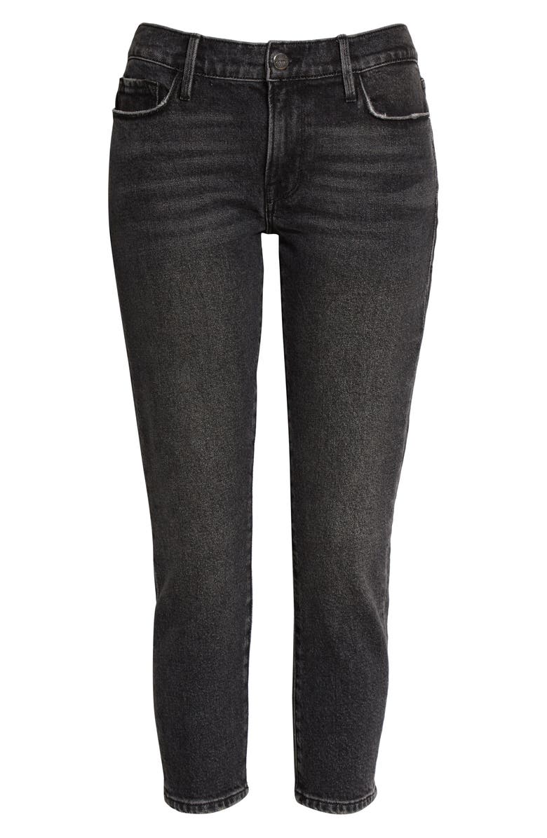 FRAME Le Garçon Slim Crop Boyfriend Jeans, Alternate, color, 