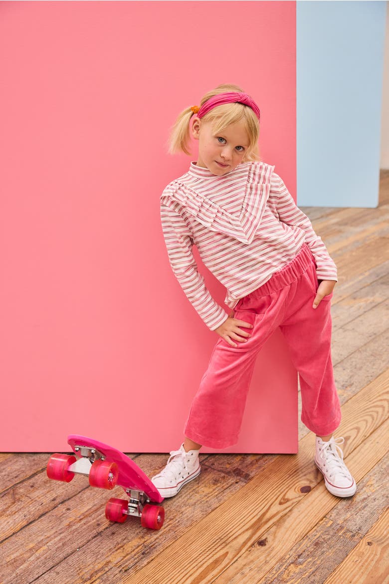Kids' Sparkle Stripe Aspen Top, Alternate, color, Recoleta Rose Multi Stripe