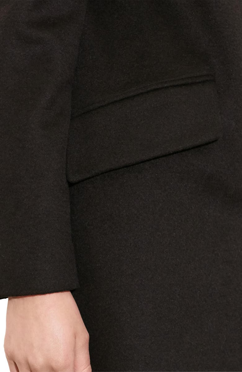 Lauren Ralph Lauren Balmacaan Wool Blend Coat, Alternate, color, 