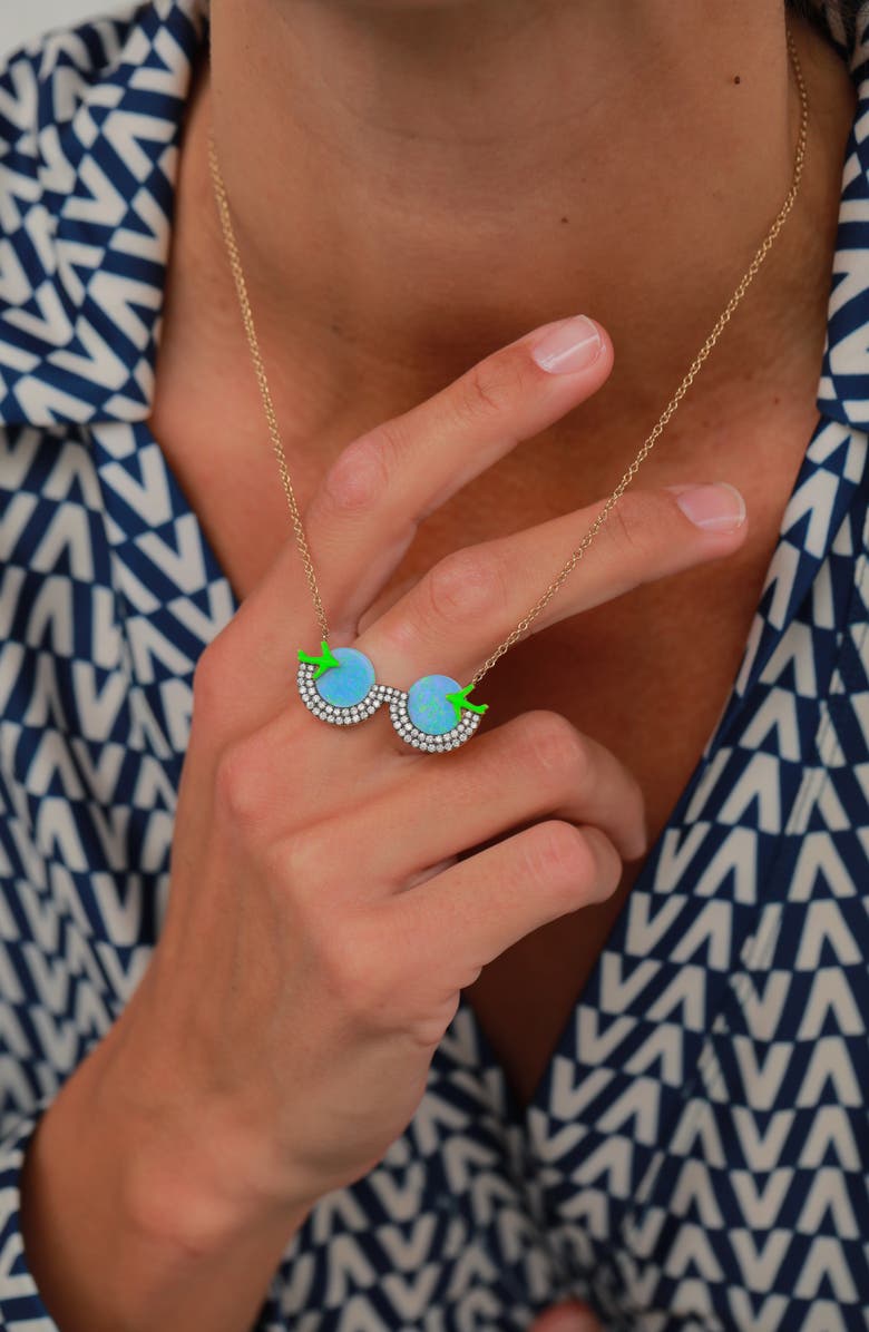 NeverNoT Travel Sunglasses Pendant Necklace, Alternate, color, 