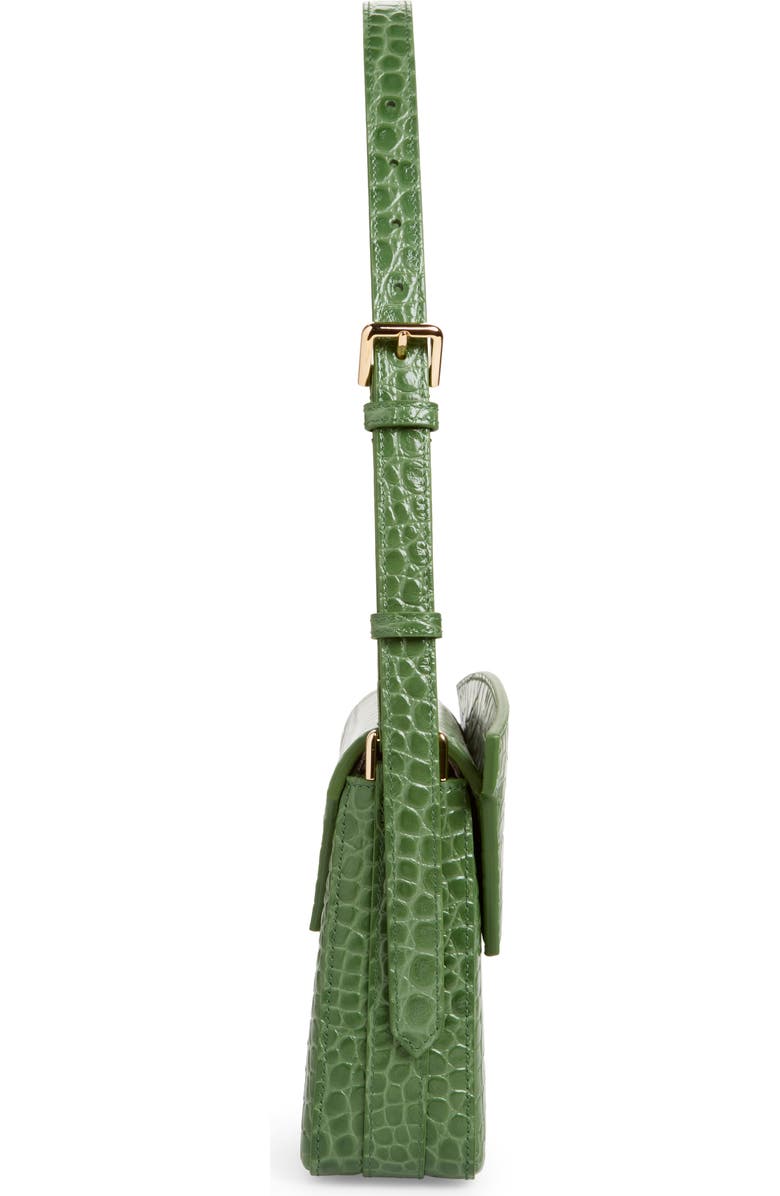 Burberry Catherine Croc Embossed Leather Shoulder Bag, Alternate, color,