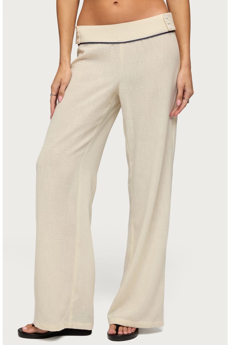 Dorine Wide Leg Pants, Main, color, CREAM