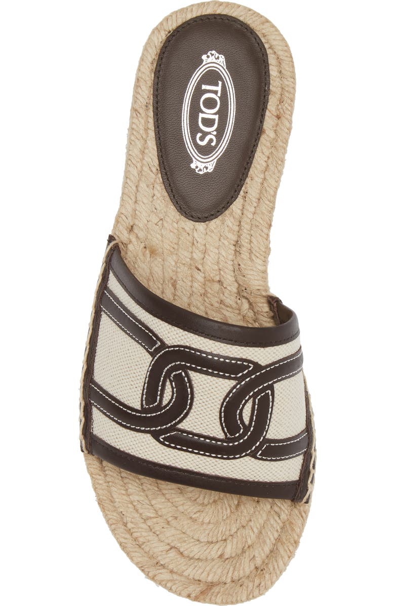 Tod's Chain Motif Sandal, Alternate, color,