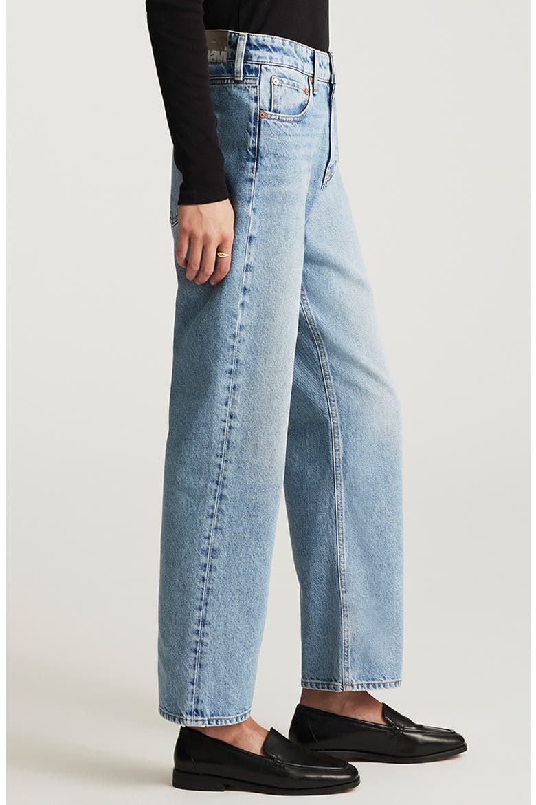 Savannah High Waist Straight Leg Jeans, Alternate, color, LIGHT BRUSHED CLASSIC DENIM