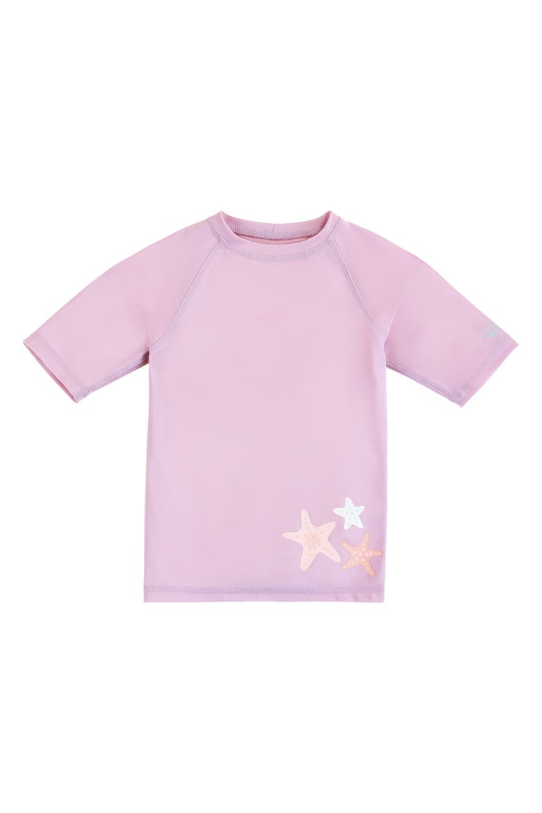 Short Sleeve Crew Sunny Swim Shirt, Main, color, Starfish Trio