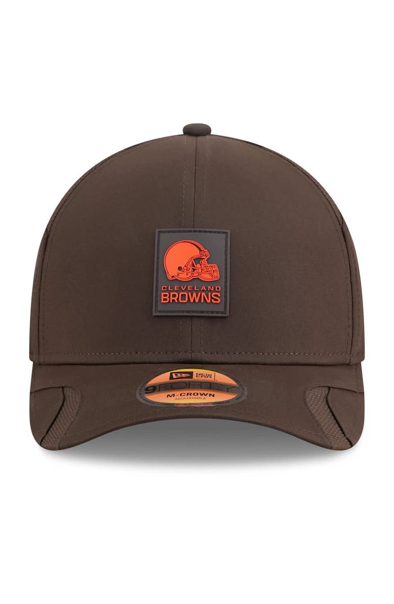 New Era Men's New Era Brown Cleveland Browns 2025 Sideline  M-Crown 9FORTY Adjustable Hat, Alternate, color, Brown