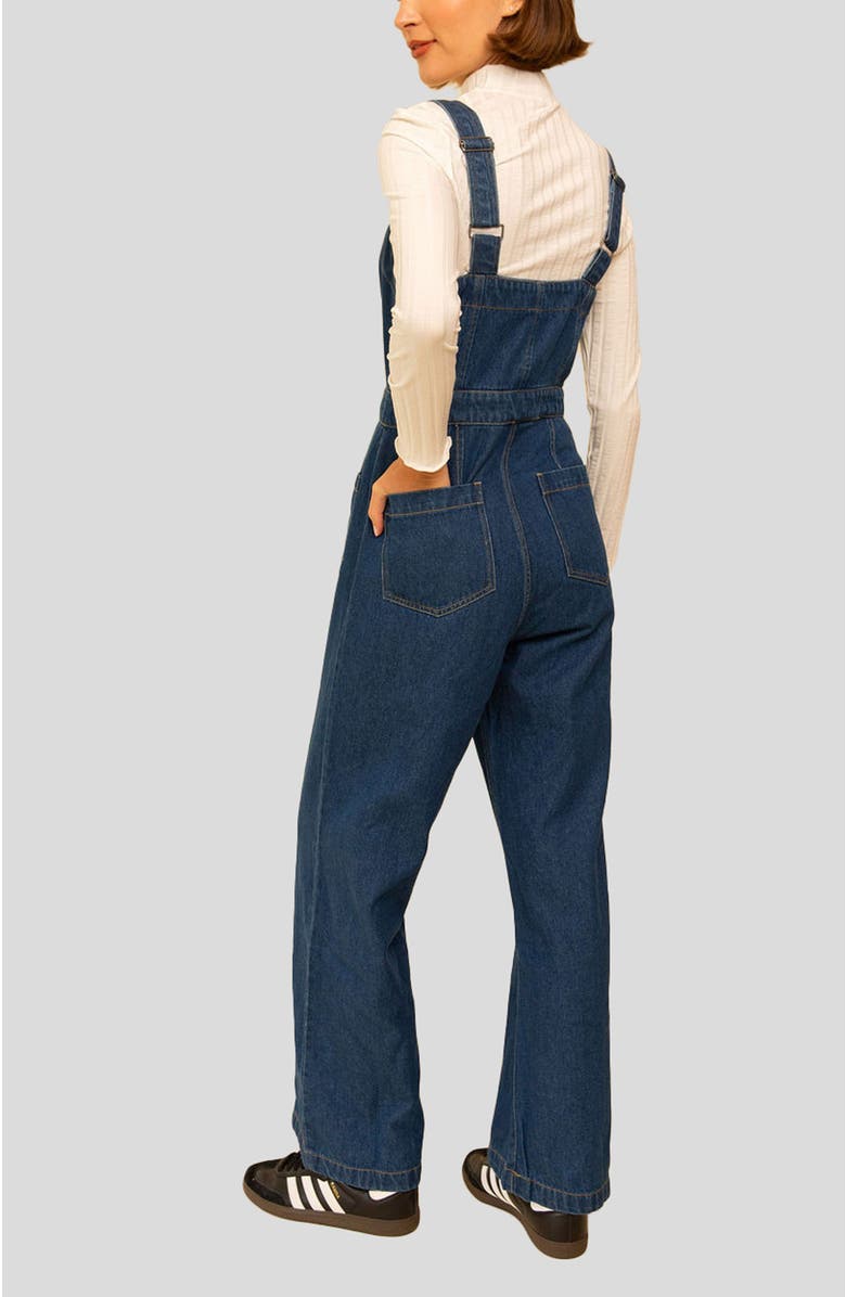 Whimsy + Row Grace Jumpsuit, Alternate, color, Dark Denim