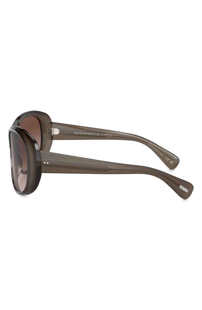 Oliver Peoples Maridan 62mm Oversize Round Sunglasses, Alternate, color, Taupe