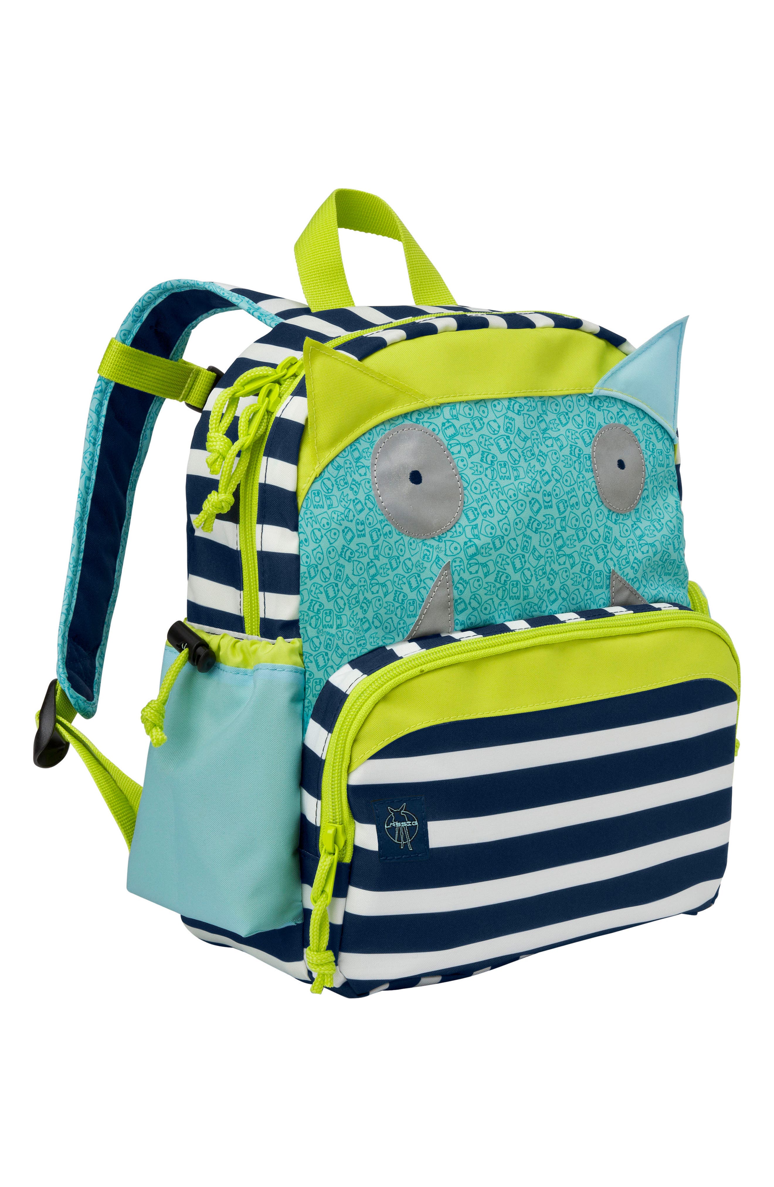 Little Monster Glow in the Dark Mini Backpack, Main, color, BOUNCING BOB