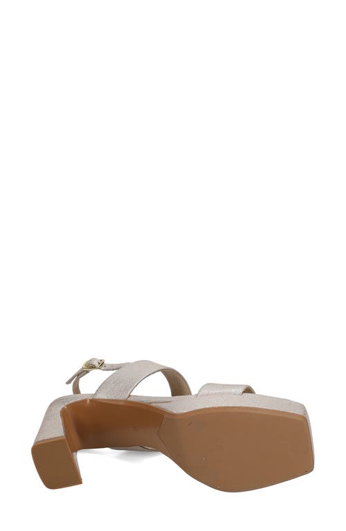 Vaneli Maida Slingback Platform Sandal In Perla