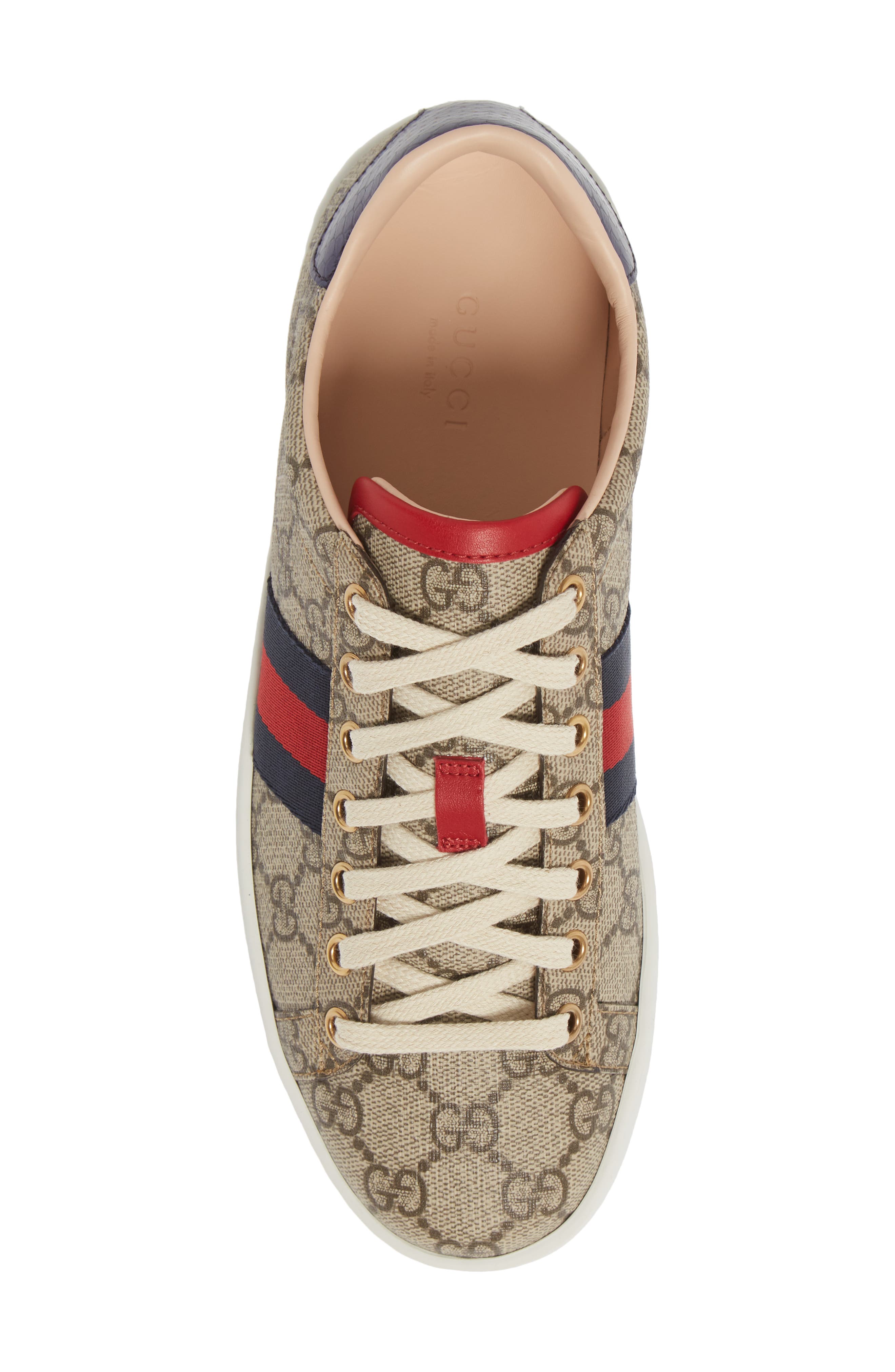 New Ace Sneaker, Alternate, color, BEIGE / BEIGE