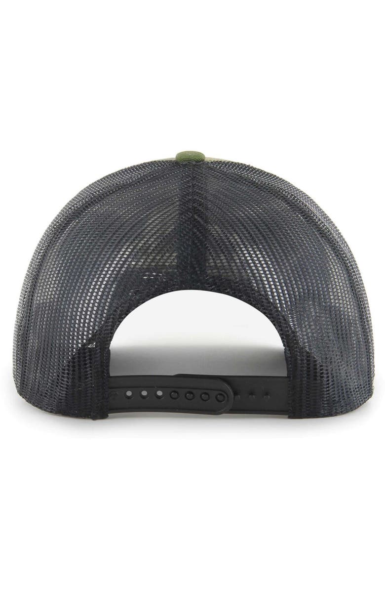 '47 Men's '47 Camo Cleveland Guardians Trucker Snapback Hat, Alternate, color,