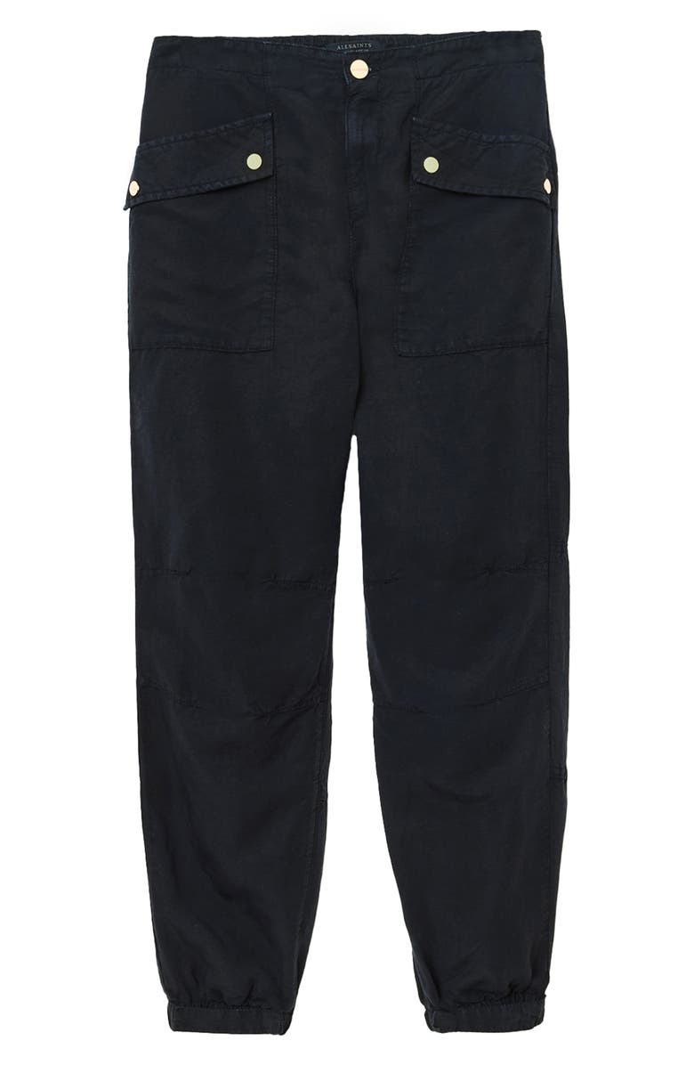 AllSaints Val Twill Cargo Pants, Alternate, color, Midnight Blue