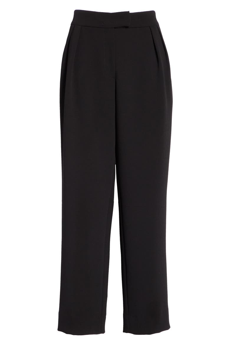 Straight Crop Pants, Alternate, color, NERO