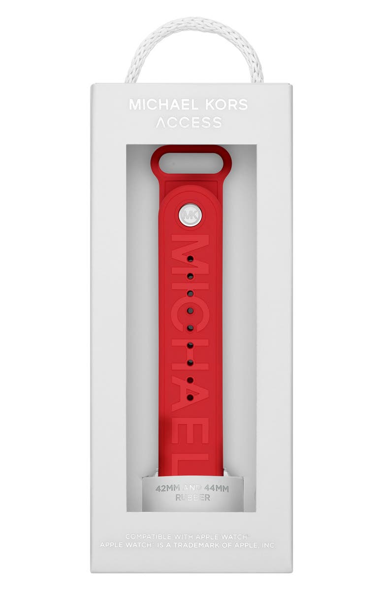 Michael Kors Logo Apple Watch<sup>®</sup> Watchband, Alternate, color, 
