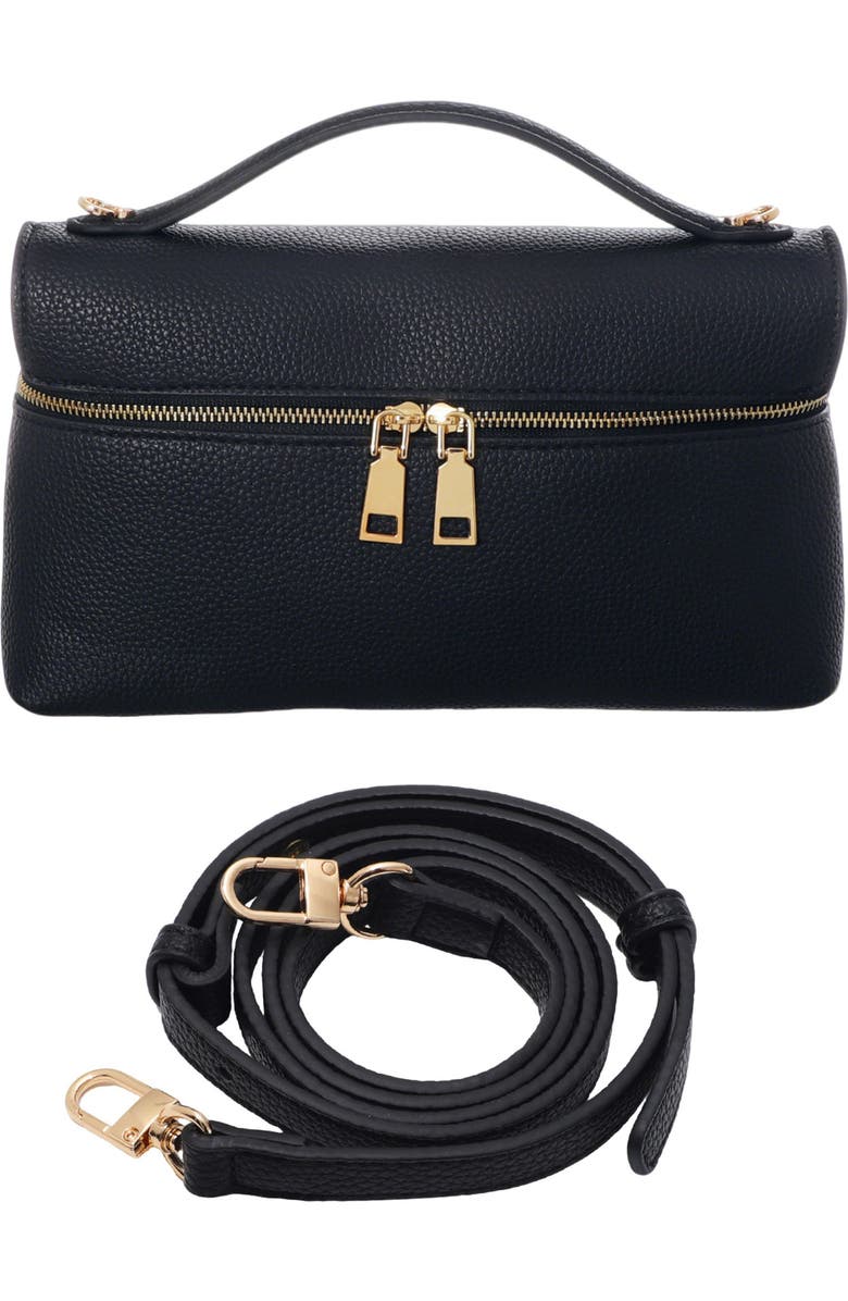 Adornia Top Handle Bag, Alternate, color, Black