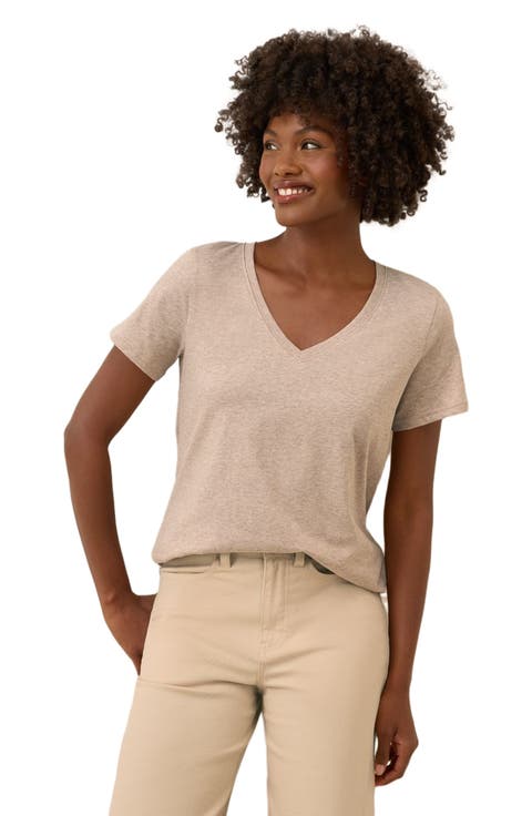Organic Cotton Softspun V-Neck Tee
