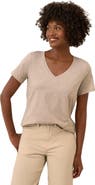 Pact Organic Cotton Softspun V-Neck Tee