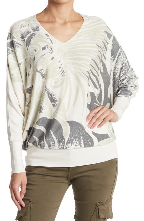 Dolman Sleeve Tunic Sweater