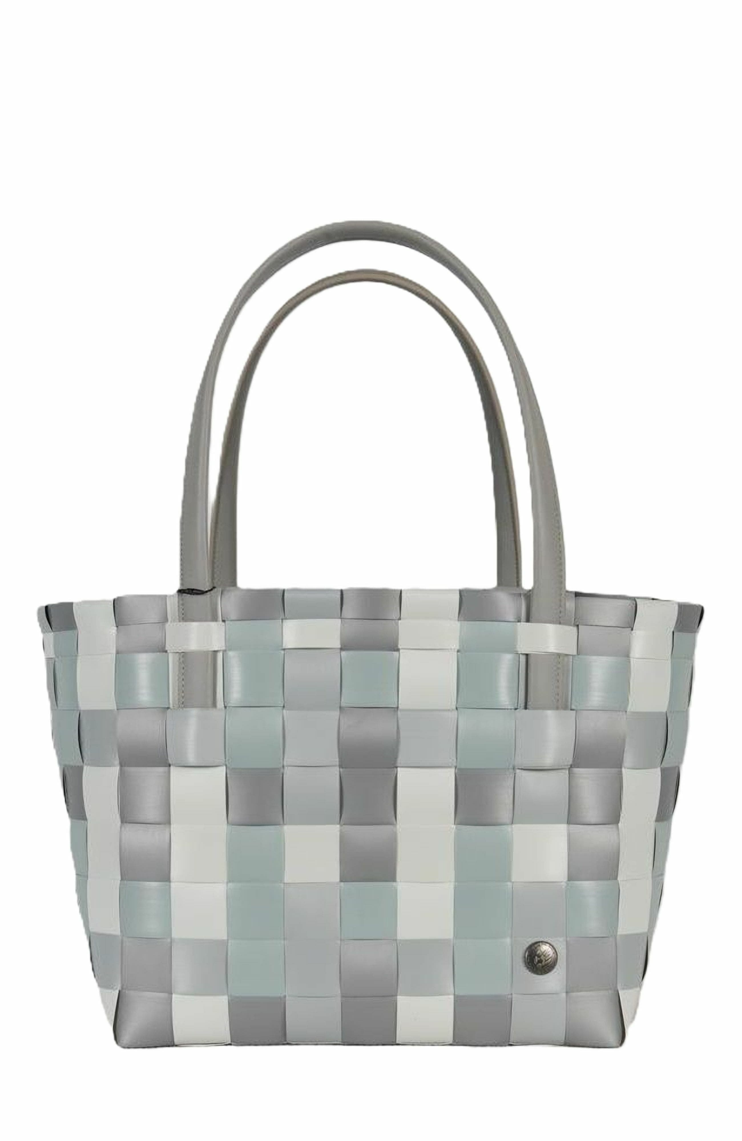 Handed By Color Block Recycled Tote Bag, Alternate, color, Elephant Mix